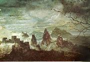 Pieter Bruegel detalj fran den dystra dagen,februari Spain oil painting artist
